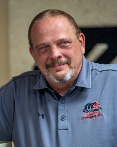 Jon Gordon, Project Manager for McCollough Scholten Construction in Elkhart, Indiana