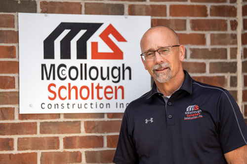 Tim McCollough, President of McCollough Scholten Construction in Elkhart, Indiana